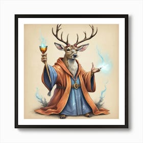 Deer Wizard 1 Affiche