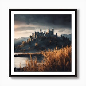 Castle On A Hill 5 Art Print