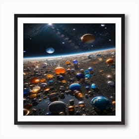 cristal space Art Print