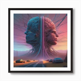 Mind Of A Man Art Print