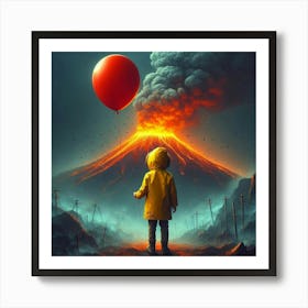 The Silence Before the Eruption Art Print