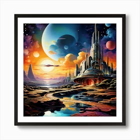 Space City Art Print