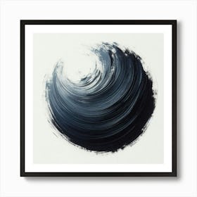 Black And White Swirl Art Print