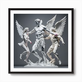 Angels And Demons Art Print