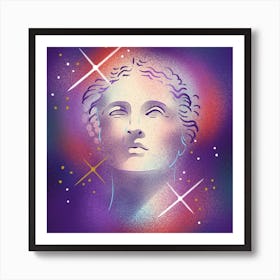 Stardust Portrait Of A Woman Art Print