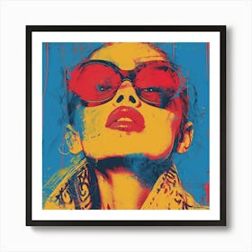 Lady In Sunglasses Poster