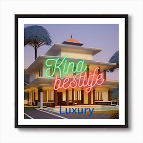 King Beststyle Luxury Art Print