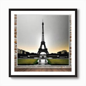 Paris Eiffel Tower 123 Art Print