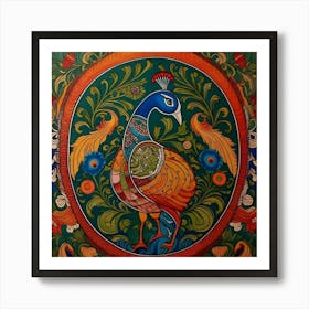 Peacock Art Print