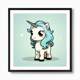 Cute Unicorn 508 Art Print