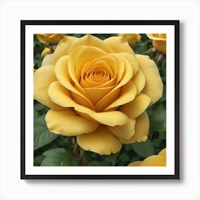 Beautiful Yellow Flower Art Print