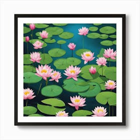 Lotus Lily Poster