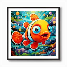Clown Fish 6 Art Print