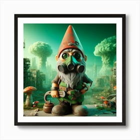 Garden Gnome Art Print