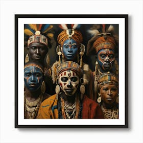 Ethiopian Tribes Art Print