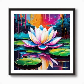 Lotus Flower 42 Art Print