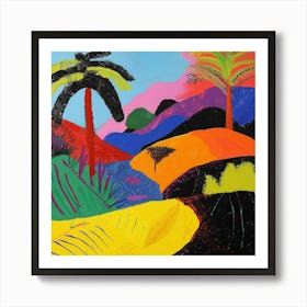 Abstract Travel Collection Papua New Guinea 1 Art Print