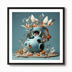 Vase Of Flowers 1 Art Print