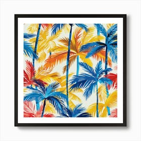 Tropical Palm Trees 6 Art Print