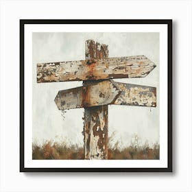 Directional Signs Art Print