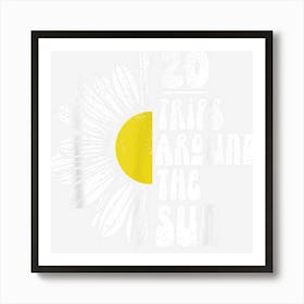 Twenty Trips Around The Sun 20 Year Old Retro 20th Birthday Art Print