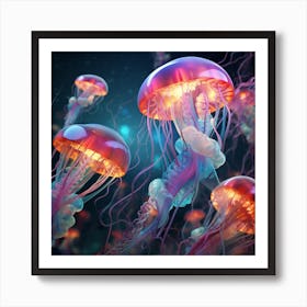 Jellyfish 16 Art Print