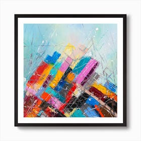 Color geometry Art Abstract Painting Art Print