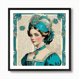 Victorian Lady Art Print