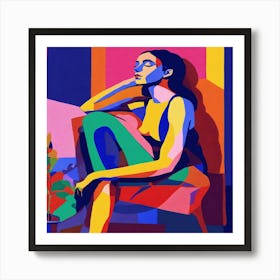 Portrait Of A Woman Art Print