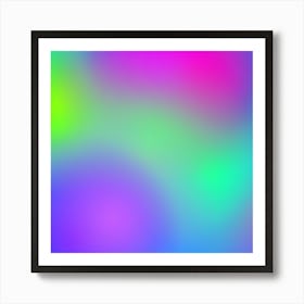 Abstract Colorful Background 19 Art Print