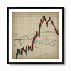 Stock Chart - Stock Videos & Royalty-Free Footage Art Print