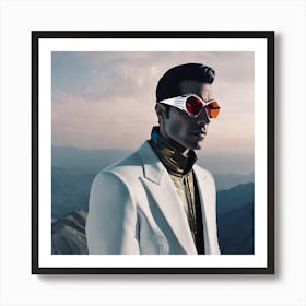 Man In Sunglasses 4 Art Print