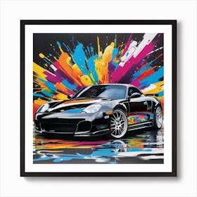 Porsche 911 12 Art Print