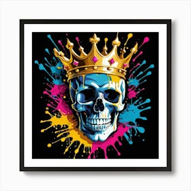 Graffiti Skull 4 Art Print