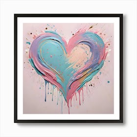 Heart Painting 1 Art Print