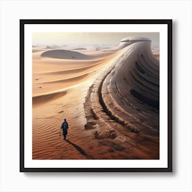 Dune Ship Desert Art Print