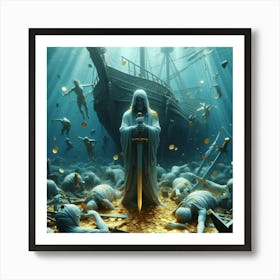 Underwater Art Art Print