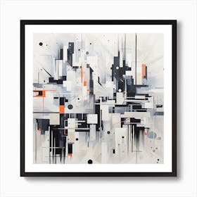 Abstract City 1 Art Print