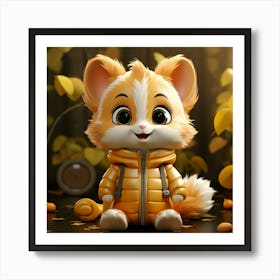 Cute Teddy Bear 7 Art Print