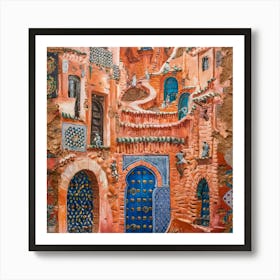 Moroccan Village Art Print