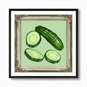 Cucumbers 3 Art Print