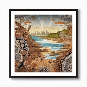 Aboriginal Art Art Print