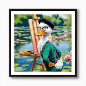 Duck Painting 10 Art Print