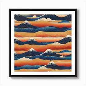 Mt Fuji Art Print