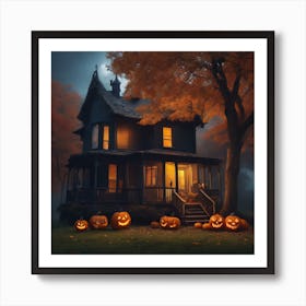 Haunted House 2 Art Print