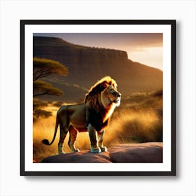 Lion King 17 Art Print