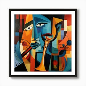 Jazz Musician 80 Art Print