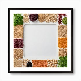 Frame Of Beans 4 Art Print