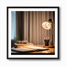 Desk Lamp Art Print