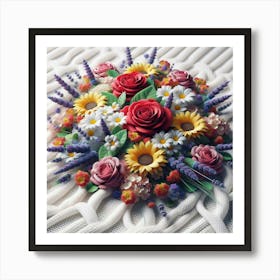 Bouquet Of Flowers 2 Art Print